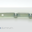 T136 Flat Double head spring button with hole, zinc plated steel flat double spring button with 1/4" diameter x 1/2" high head