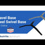 Travel Base 1/4" Thick Steel Boomerang Base